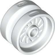 Lego kolečko (kolo, ráfek) průměr 18mm, bílá (6132265)